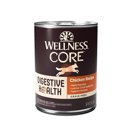 Wellness Dog Food CORE Digestive Health Grain Free Chicken Can 13oz