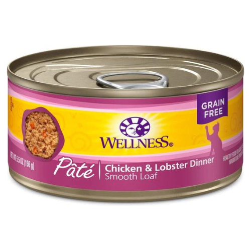 Wellness Complete Health Cat Chicken & Lobster Pate 5oz Can
