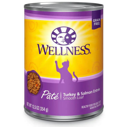 Wellness Complete Health Cat Turkey & Salmon Pate 12.5oz Can
