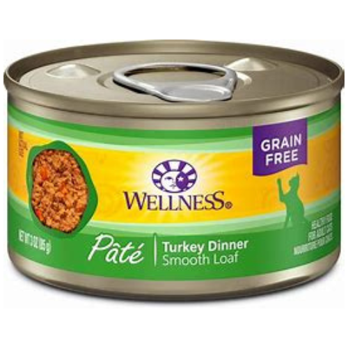 Wellness Complete Health Cat Turkey Pate 3oz Can