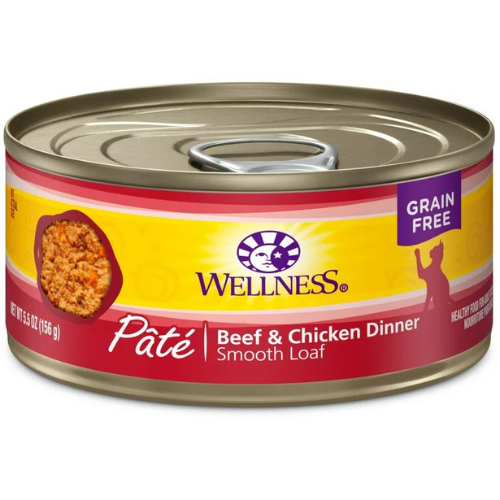 Wellness Complete Health Cat Beef & Chicken Pate 5.5oz Can