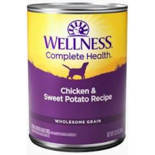 Wellness Complete Health Dog Chicken & Sweet Potato 12.5oz can