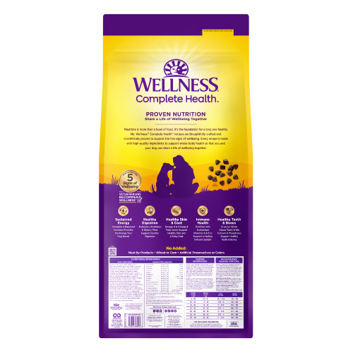 Wellness Complete Health Dog Chicken & Oatmeal Recipe 15#