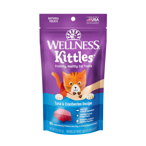 Wellness Kittles Cat Treats Tuna & Cranberry 6oz