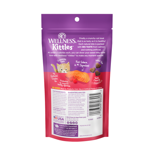 Wellness Kittles Cat Treats Salmon & Cranberry 2oz
