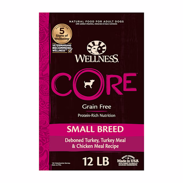 Wellness CORE Dog Grain Free Small Breed Turkey & Chicken 12#