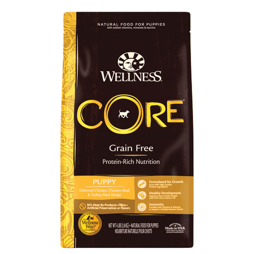 Wellness CORE Puppy Grain Free Chicken & Turkey Recipe 4#