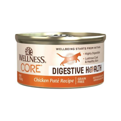 Wellness CORE Cat Digestive Health Chicken Pate 3oz Can
