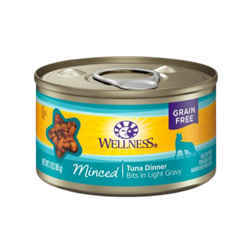 Wellness Complete Health Cat Minced Tuna Dinner in Gravy 5.5oz Can