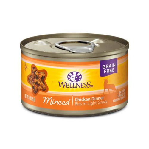 Wellness Complete Health Cat Minced Chicken Dinner in Gravy 5.5oz Can