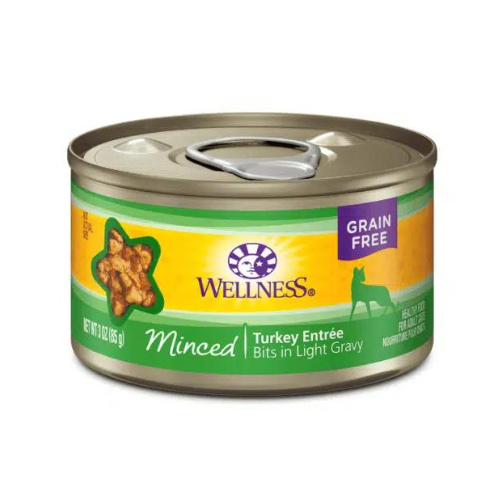 Wellness Complete Health Cat Minced Turkey Entree in Gravy 5.5oz Can