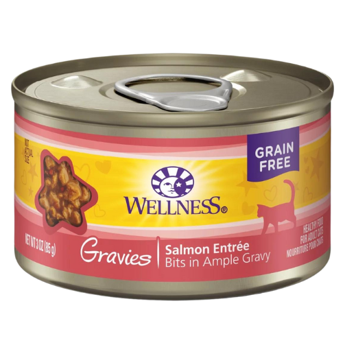 Wellness Complete Health Cat Gravies Salmon Entree 3oz Can