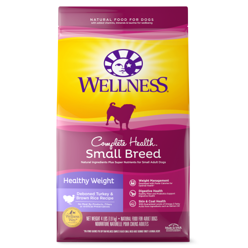 Wellness Complete Health Dog Small Breed Healthy Weight Turkey & Rice 12#
