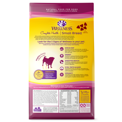 Wellness Complete Health Dog Small Breed Healthy Weight Turkey & Rice 12#