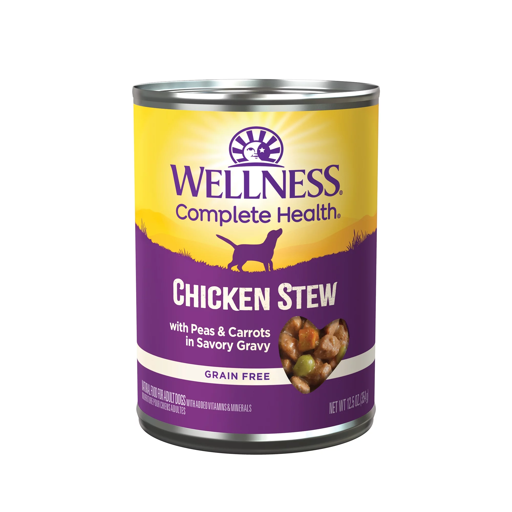 Wellness Dog Grain Free Thick & Chunky Chicken Stew 12.5oz Can