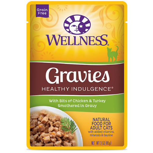 Wellness Cat Healthy Indulgence Chicken & Turkey Gravies 3oz Pouch