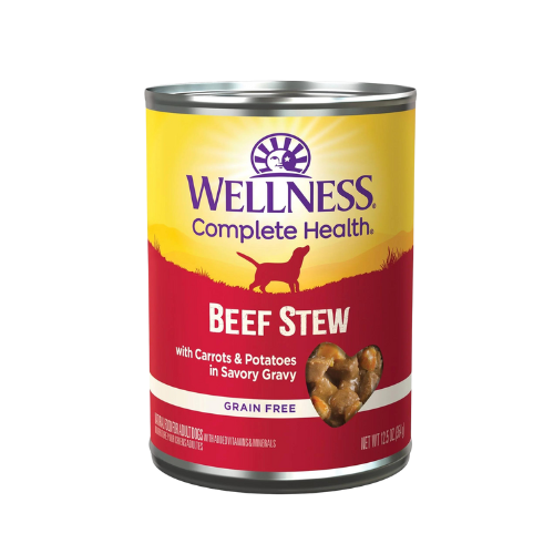 Wellness Dog Grain Free Thick & Chunky Beef Stew 12.5oz Can