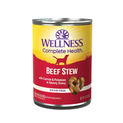 Wellness Thick & Chunky Dog Grain Free Beef Stew 12.5oz can