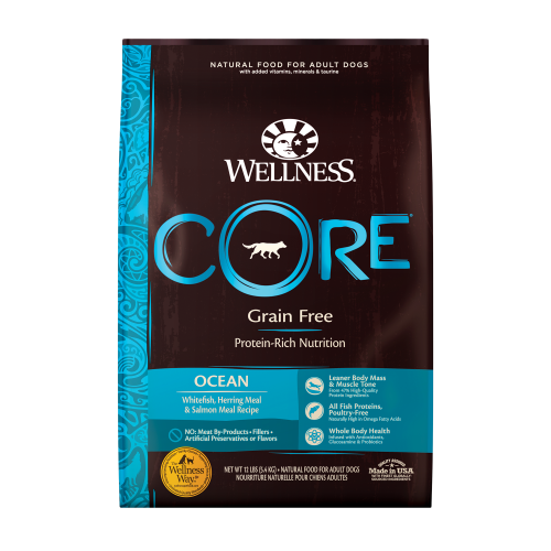 Wellness CORE Dog Grain Free Whitefish Herring & Slalmon 4#