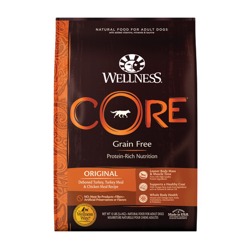 Wellness CORE Dog Grain Free Original Turkey & Chicken 12#