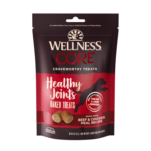 Wellness CORE Healthy Joints Dog Treats Beef 8oz