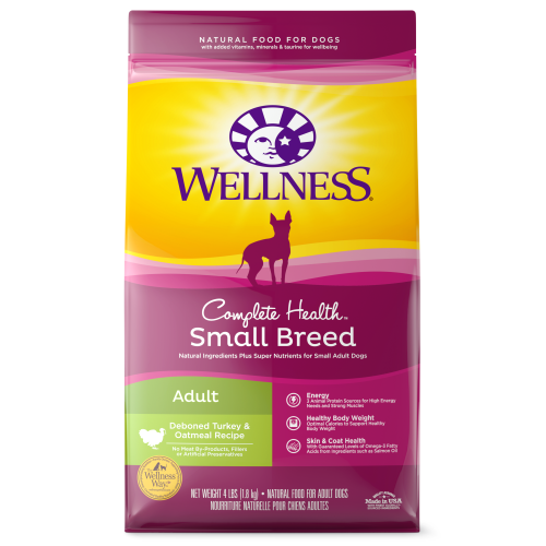 Wellness Complete Health Dog Small Breed Turkey & Oatmeal 12#