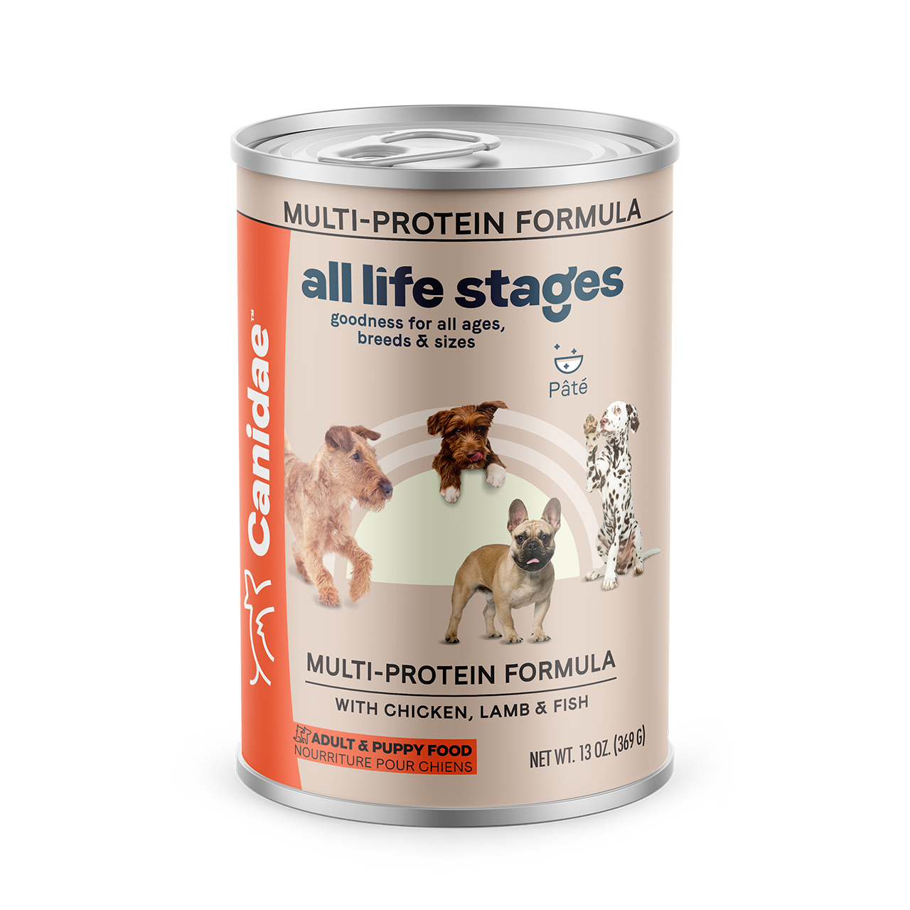 Canidae Dog All Life Stages Multi-Protein Chicken Lamb Fish 13oz can