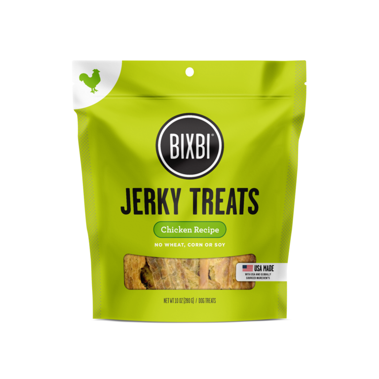 Bixbi Jerky Dog Treats Chicken 10z