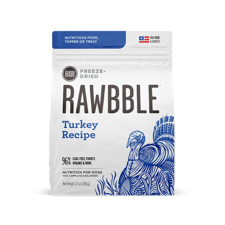 Rawbble Cat Freeze Dried Grain Free Turkey Recipe 3.5oz