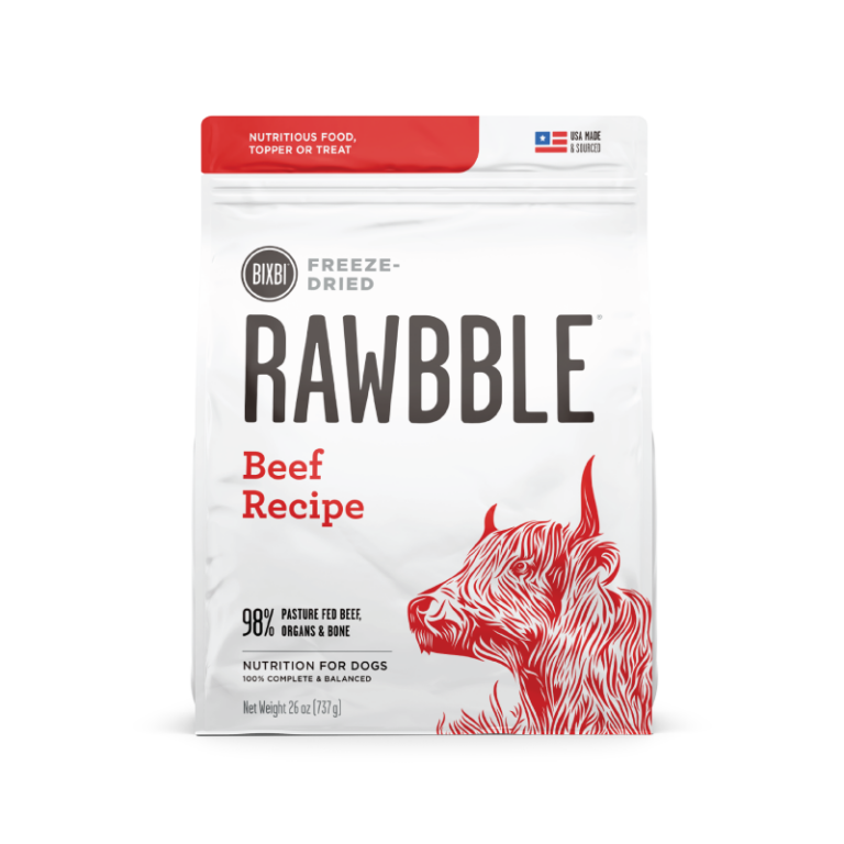 Rawbble Cat Food Freeze Dried Grain Free Beef 3.5oz