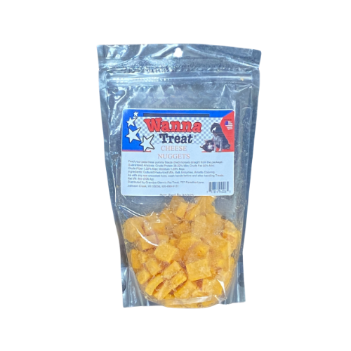 Wanna Treat Dog Treats Cheese Curds 8oz