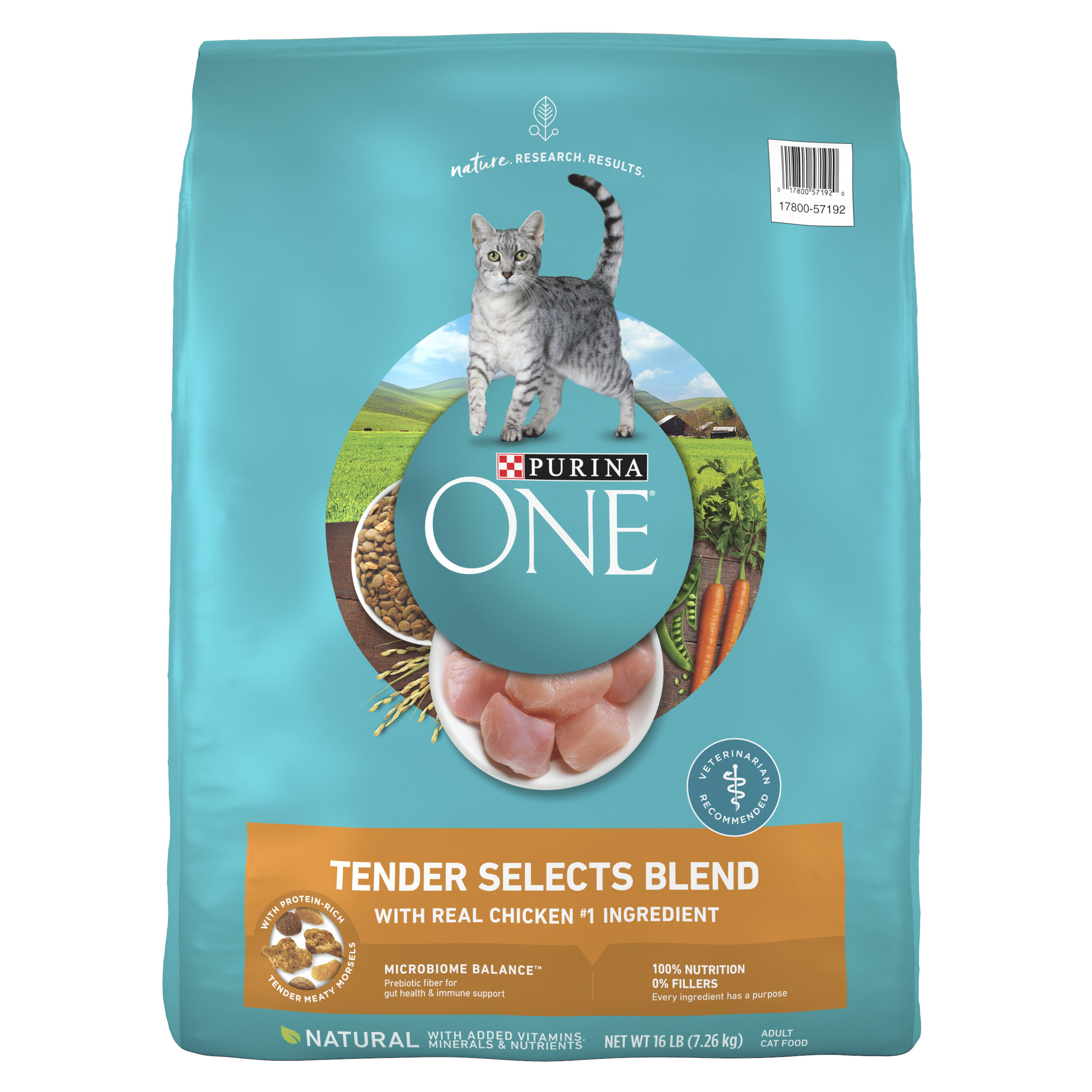 Purina One Cat Tender Selects Blend Chicken 16#