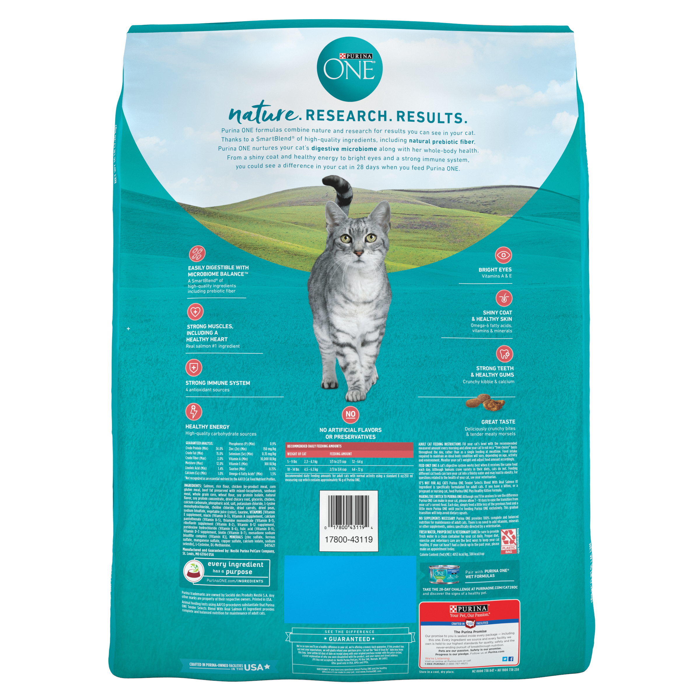 Purina One Cat Tender Selects Blend Salmon 16#