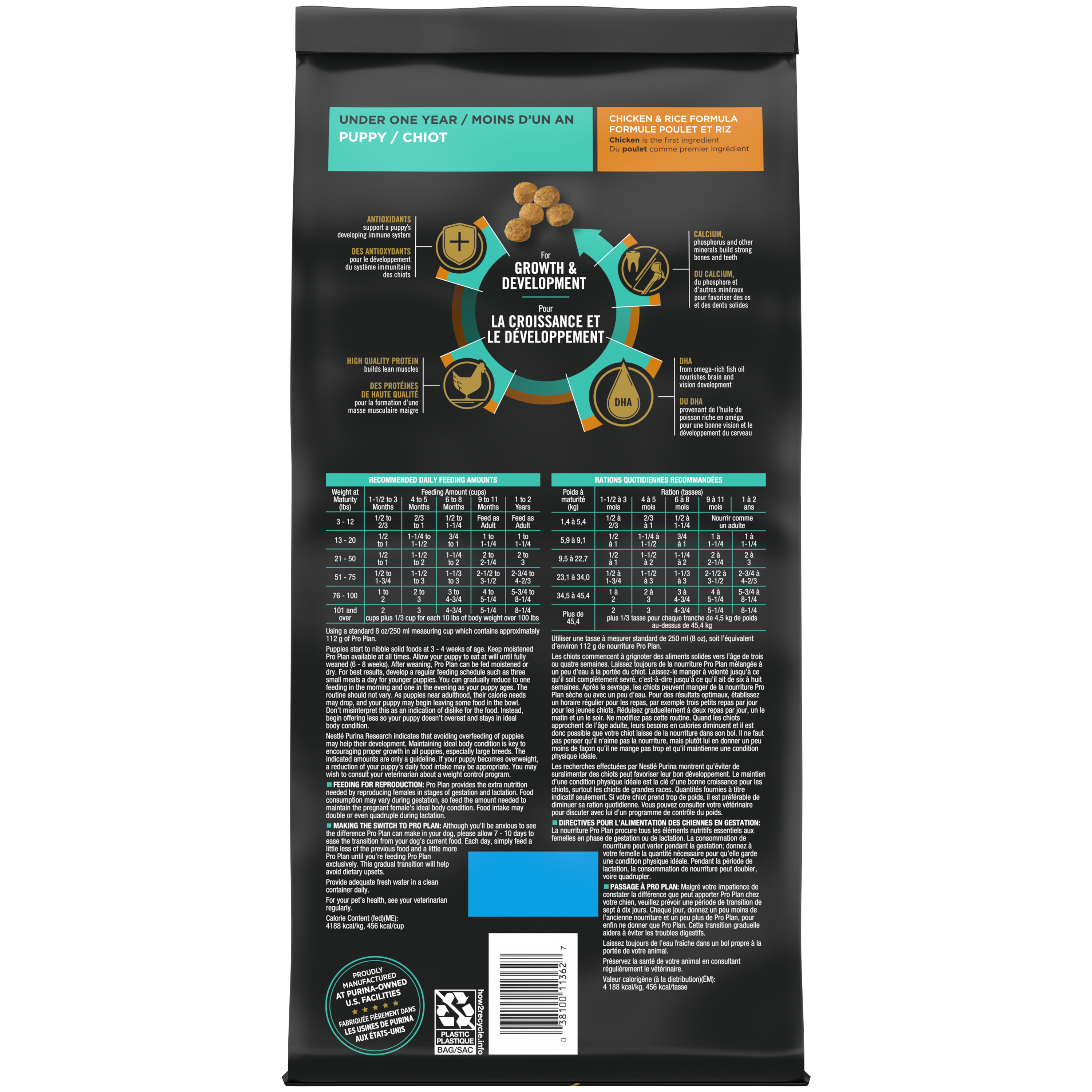 Purina Pro Plan Puppy Chicken & Rice 6#