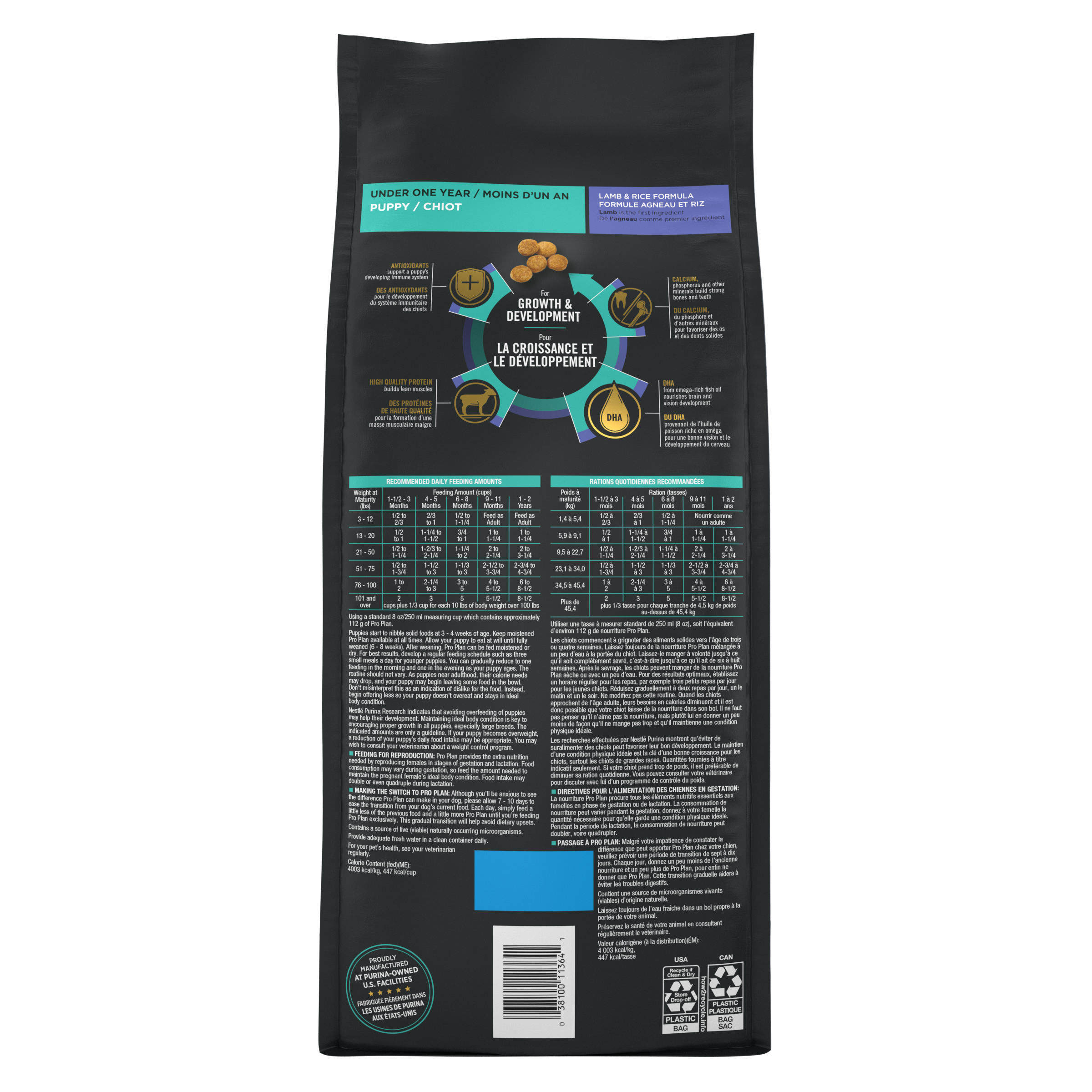 Purina Pro Plan Puppy Lamb & Rice 6#