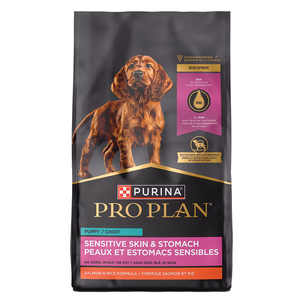 Purina Pro Plan Puppy Sensitive Skin & Stomach Salmon & Rice 4#