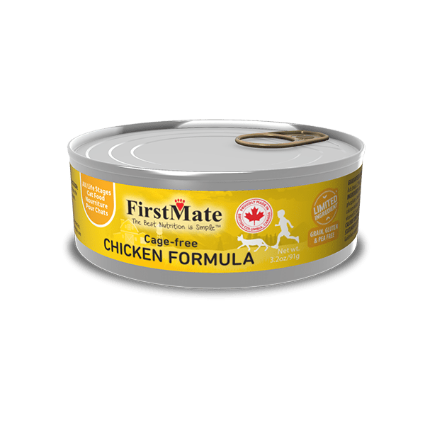 Firstmate Limited Ingredient Cage Free Chicken Cat Food Can 12.2oz