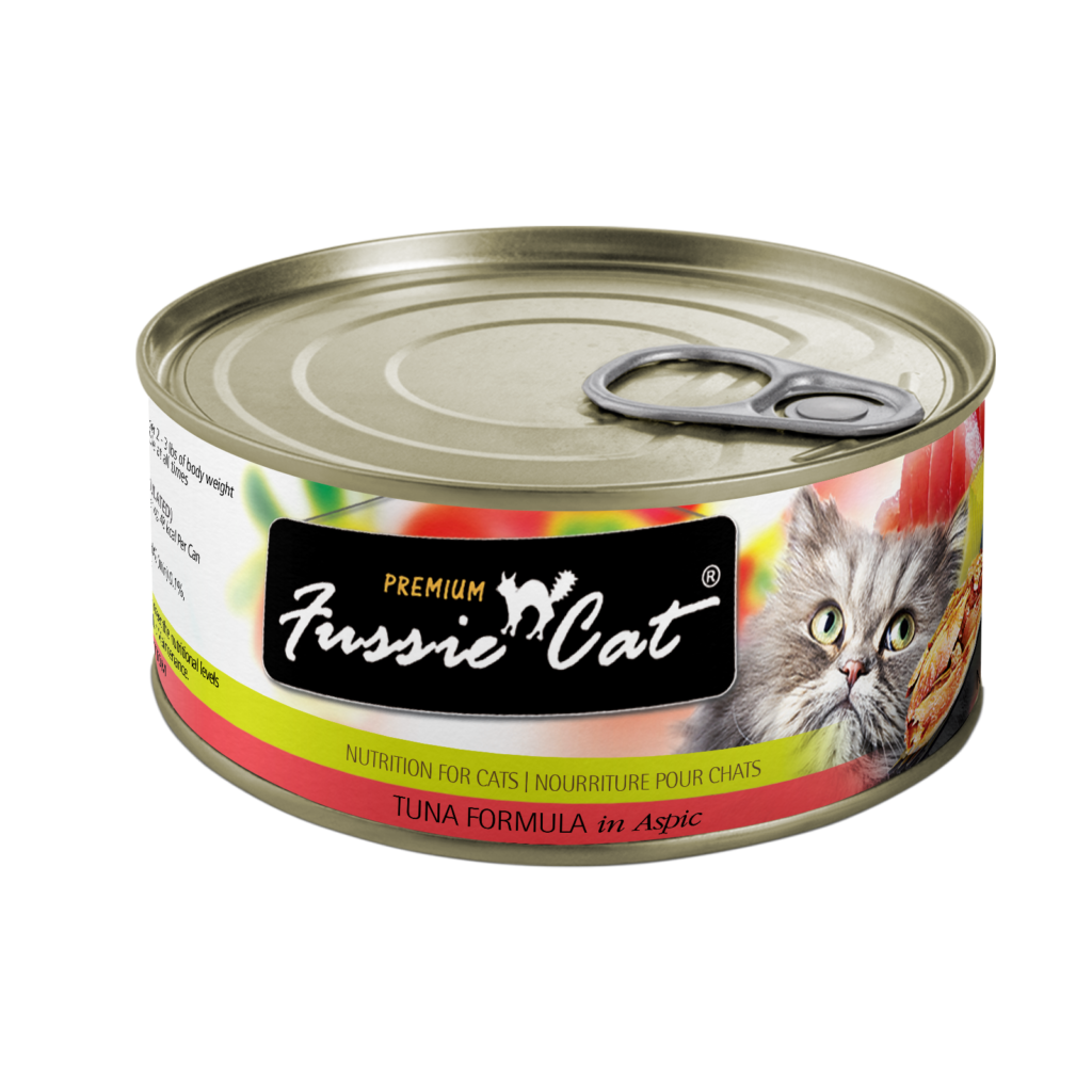 Fussie Cat Premium Tuna Formula in Aspic 2.82oz can