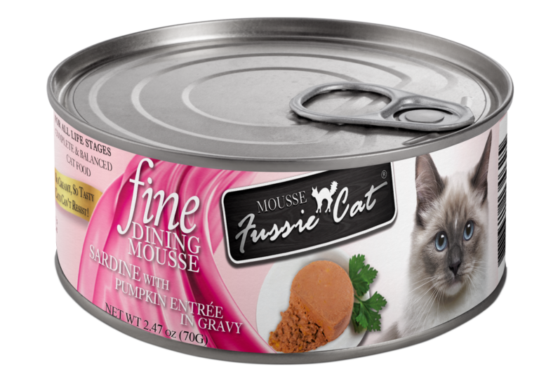 Fussie Cat Fine Dining Mousse Sardine With Pumpkin Can 2.47oz