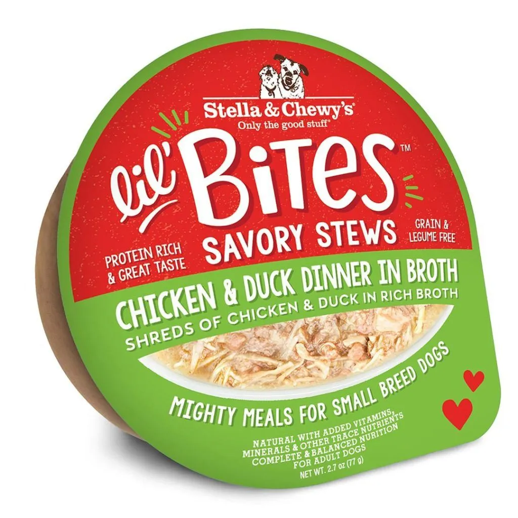 Stella & Chewys Small Breed Lil Bites Stew Chicken & Duck In Broth 2.7oz