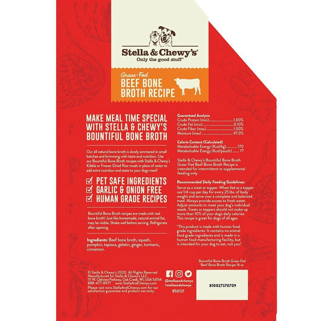 Stella & Chewy's Bountiful Bone Broth Beef 16oz