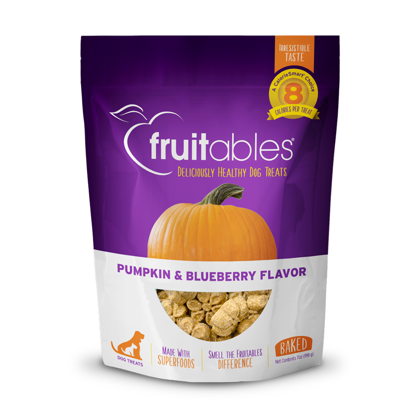 Fruitables Dog Treats Pumpkin & Blueberry 7oz