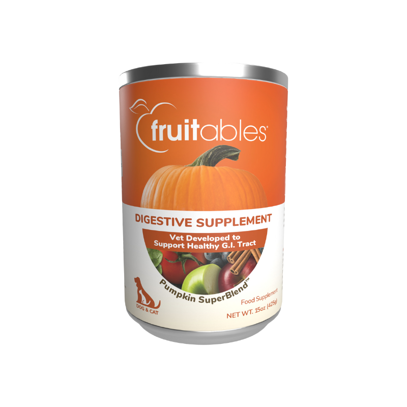 Fruitables Dog Digestive Supplement Pumpkin 15oz can