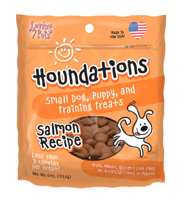 Loving Pet Houndations Dog Training Treats Salmon 4oz