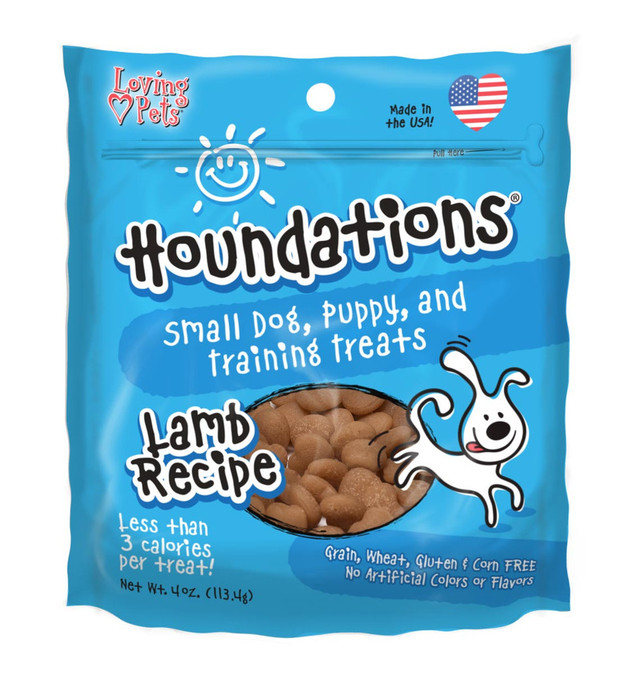 Loving Pet Houndations Dog Training Treats Lamb 4oz