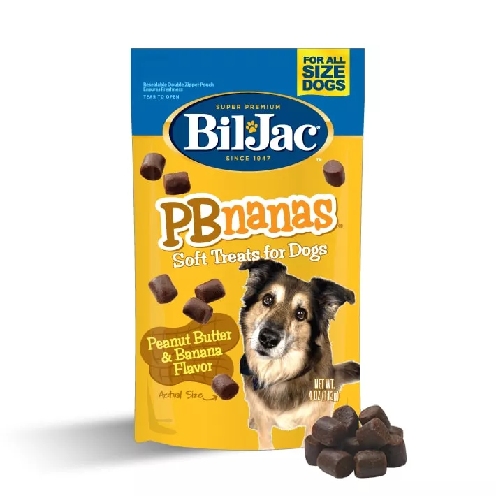 Bil-Jac Dog Treats Peanut Butter Nanna 4oz