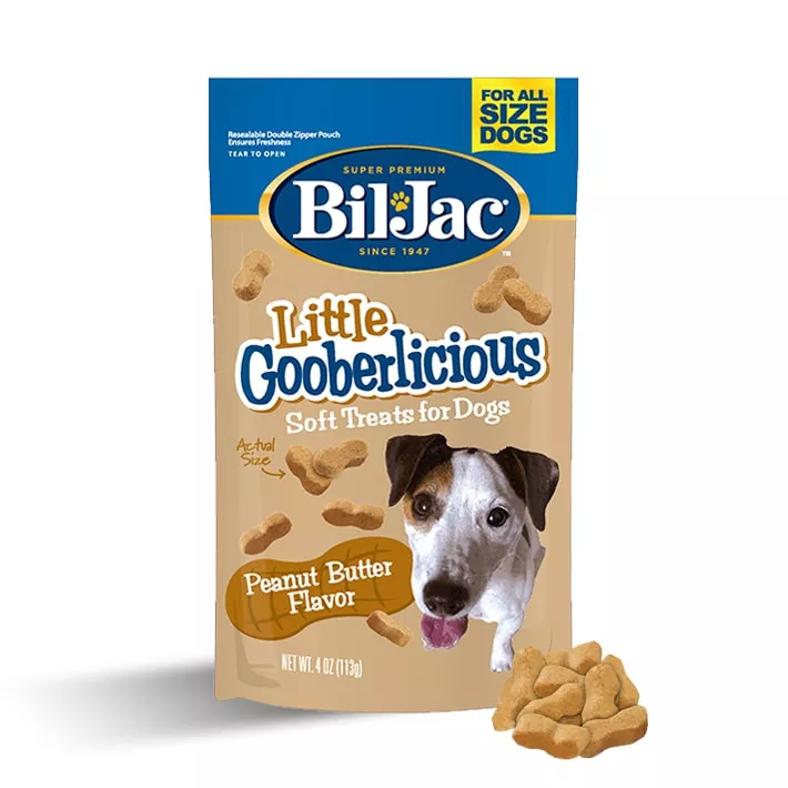 Bil-Jac Dog Treats Gooberlicious Peanut Butter 4oz