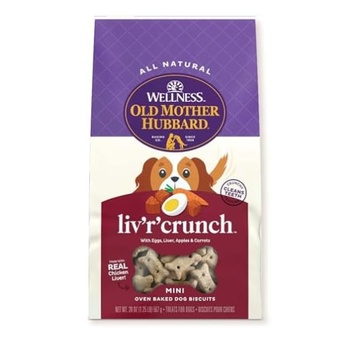 Old Mother Hubbard Classic Crunchy Mini Dog Treats Liv'R'Crunch 20oz