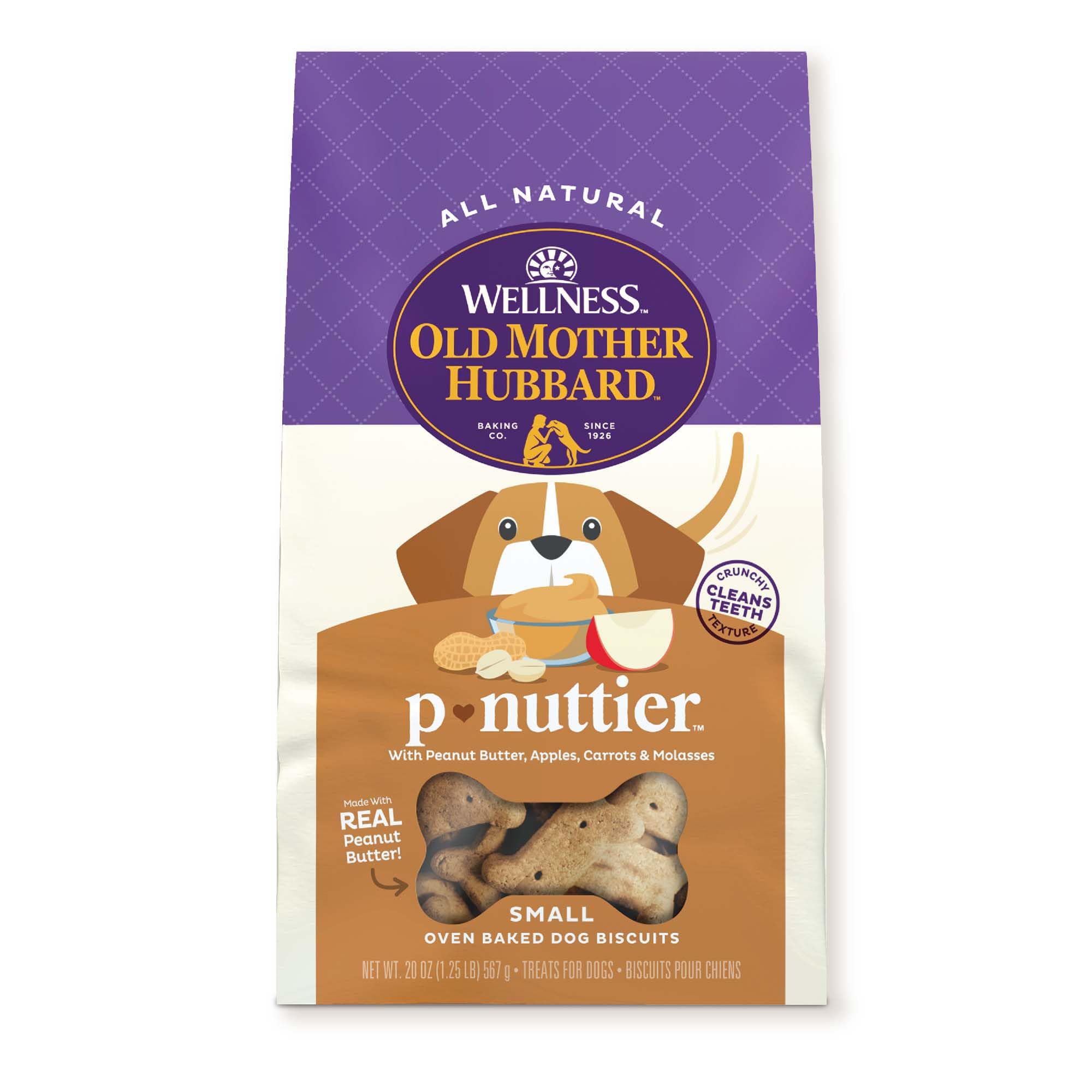 Old Mother Hubbard Classic Crunchy Small Dog Treats P-Nuttier 20oz