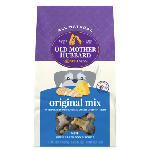 Old Mother Hubbard Classic Crunchy Mini Dog Treats Original Asst. 3.8#